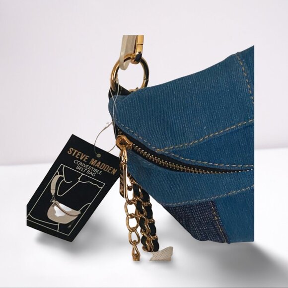 Denim Fanny Pack Satchel by Steve Madden - Picture 4 of 4